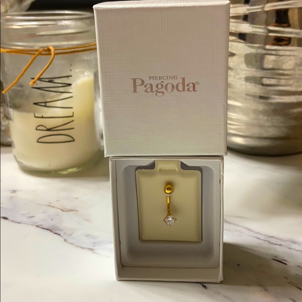 10k Yellow Gold CZ Round Naval Ring